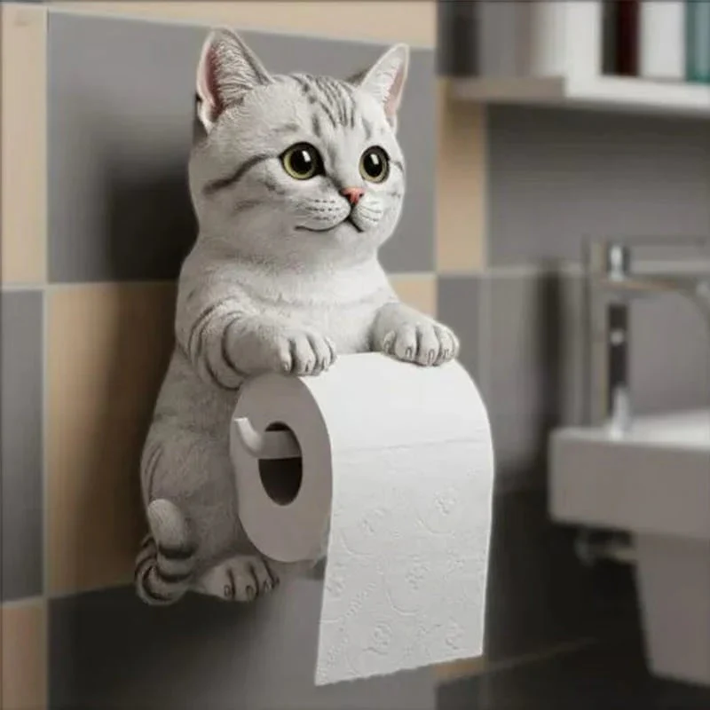 New Arrival 🧻 Wall-Mounted Pet Toilet Paper Holder 🐾 - Image 6
