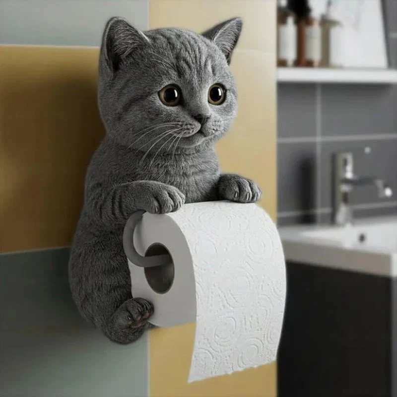 New Arrival 🧻 Wall-Mounted Pet Toilet Paper Holder 🐾 - Image 8