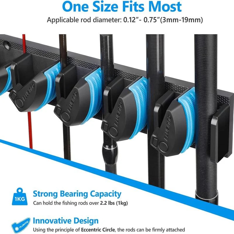 ✨ONLY 49% OFF🔥Wall Mounted Fishing Rod Rack - Image 2