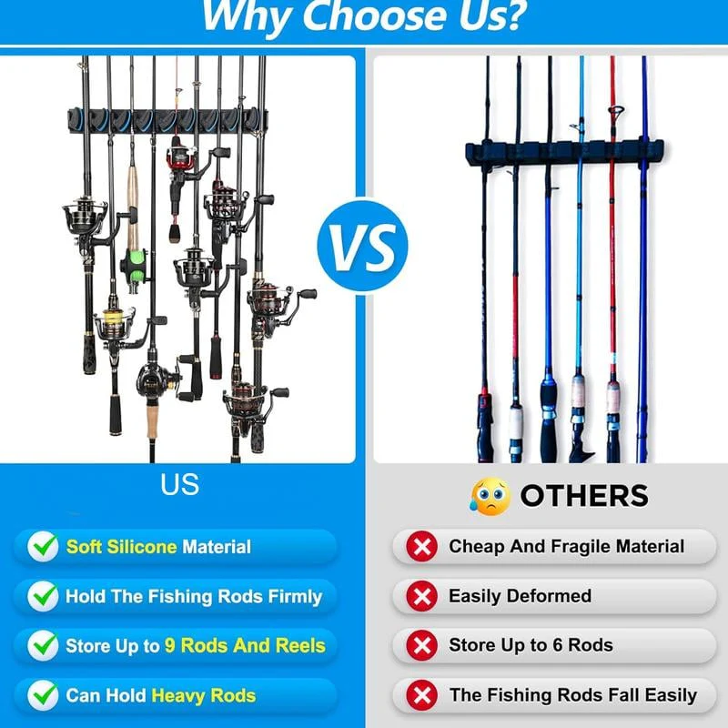 ✨ONLY 49% OFF🔥Wall Mounted Fishing Rod Rack - Image 3