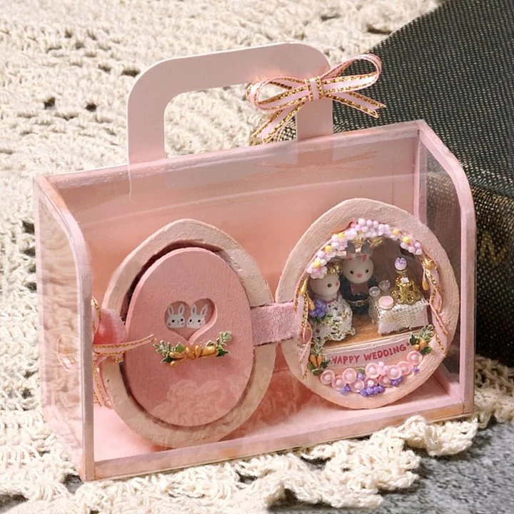 🌟NEW🌟HOT SALE🏠Handmade.Walnut Shell Doll House--mini library, tiny World inside walnuts - Image 18