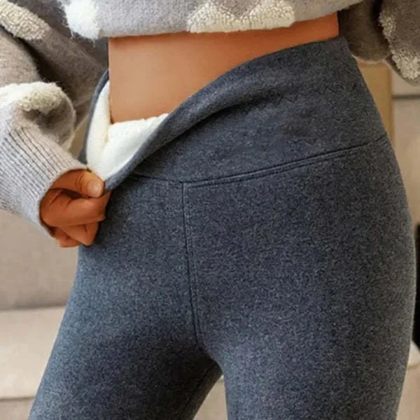 2023 Hot Sale Casual Warm Winter Solid Pants - Image 5