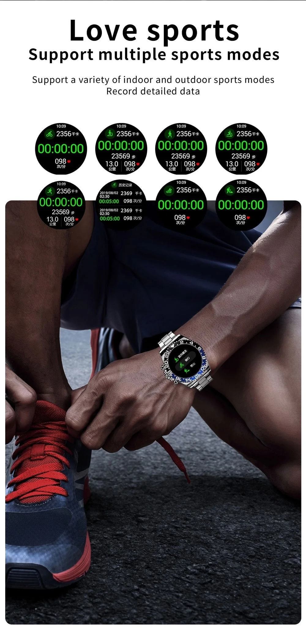Multifunctional Bluetooth Talk Men's Casual Smart Watch - Image 13