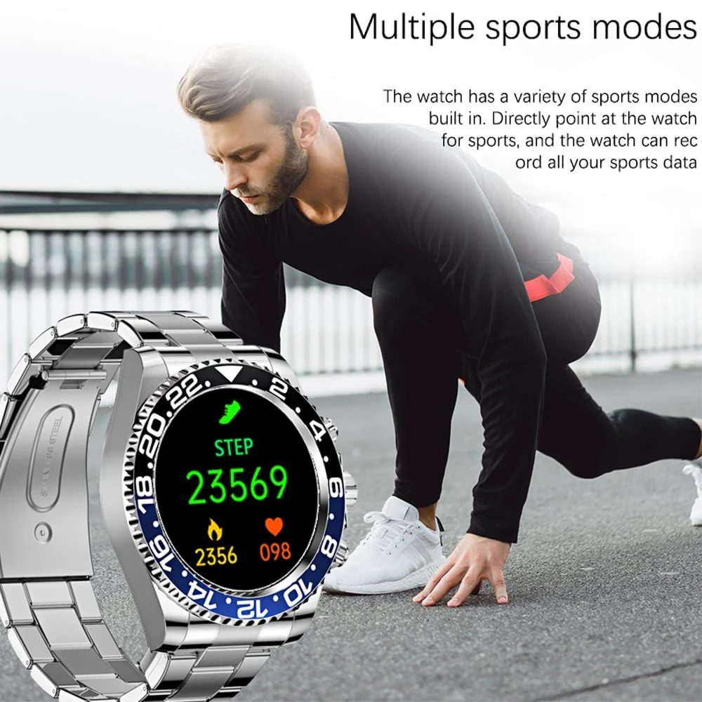 Multifunctional Bluetooth Talk Men's Casual Smart Watch - Image 9