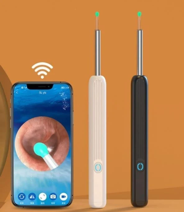 (🔥Promotion 50% OFF) Clean Earwax - Wi -Fi Visible Wax Elimination Spoon,USB 1080P HD Load Otoscope - Image 4