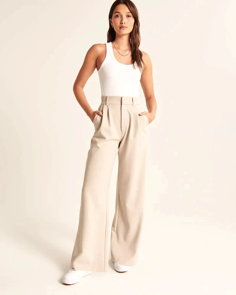 Wide-Leg Tailored Pants - Buy two and get free shipping! - Image 5