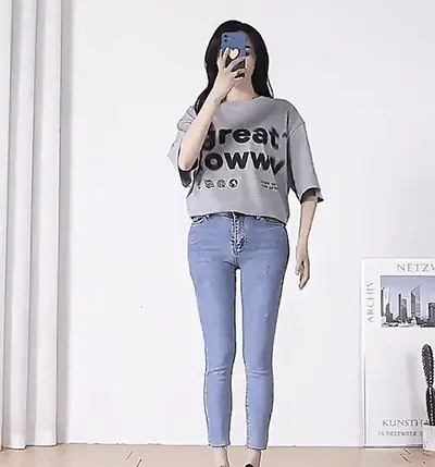 Woman's High waist wide leg pants Loose Pants - Image 10