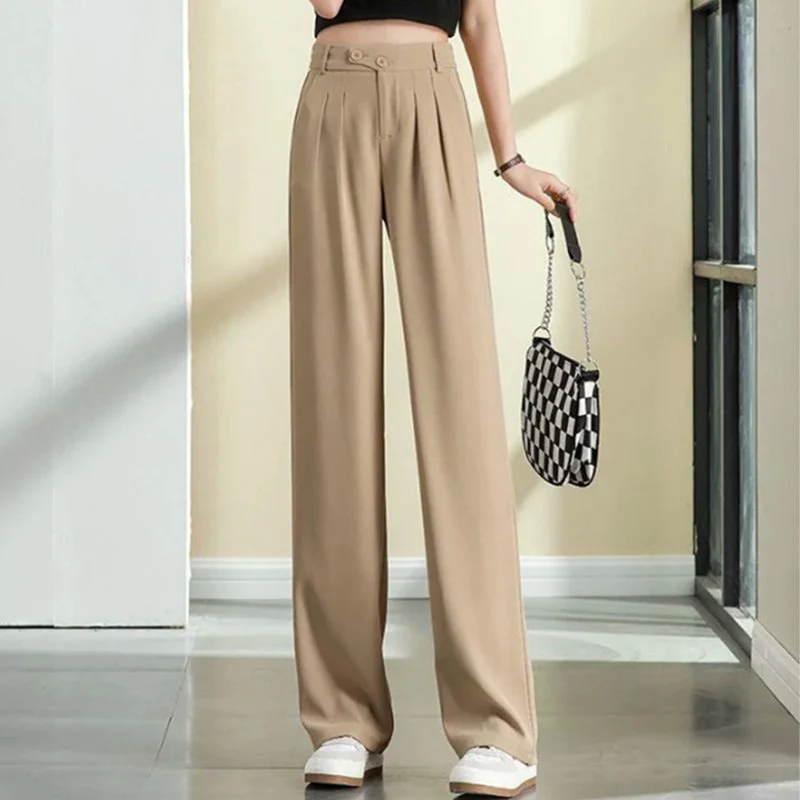 Woman's High waist wide leg pants Loose Pants - Image 5