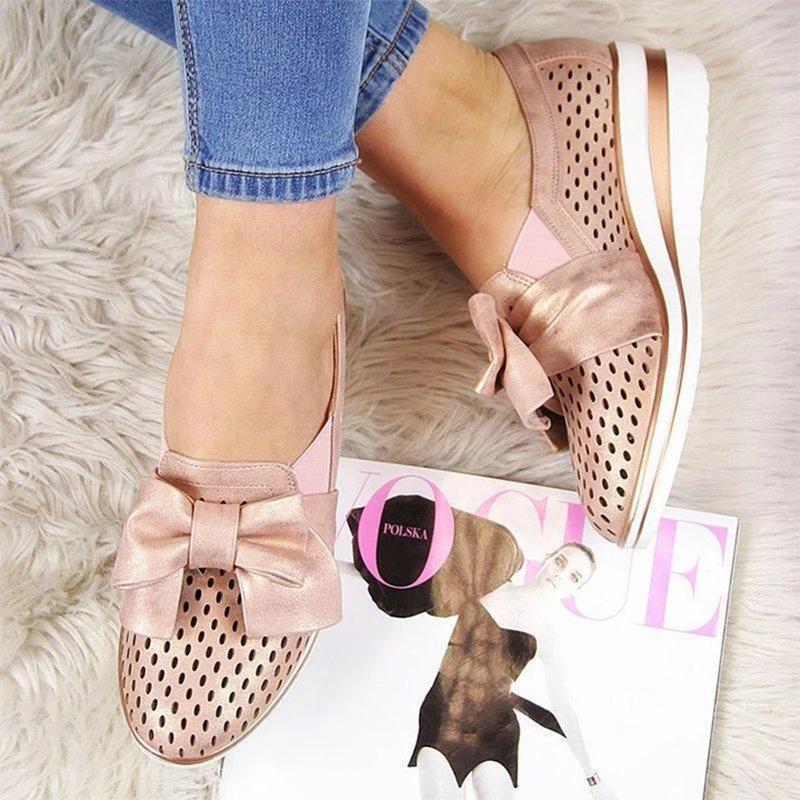Women Casual Leather Flats - Image 2