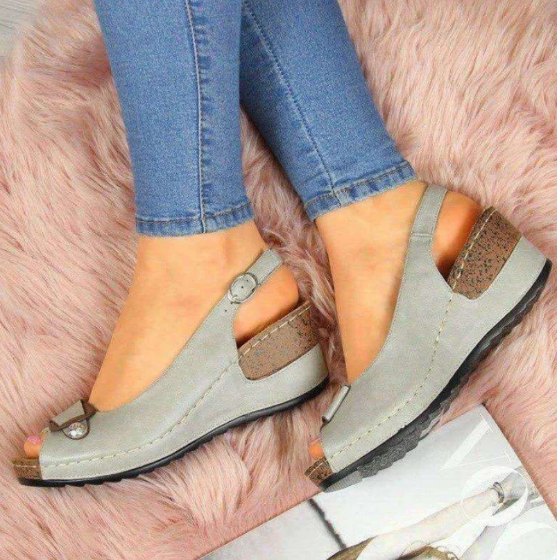 Women Comfortable Wedge Sandals - Image 11