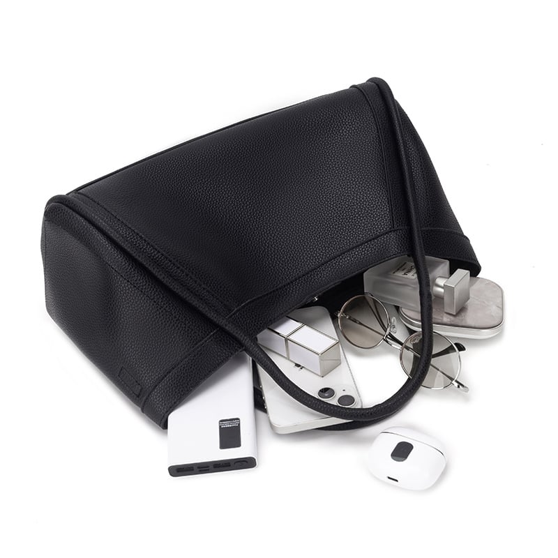 Women Leather Bag with Shoulder Strap, Handbags & Crossbody bags Matching Purse - Image 8