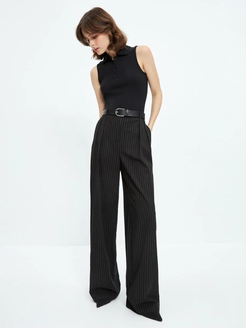 Women's Casual Striped High Waisted Loose Pants-Buy 2 Free Shipping - Image 4
