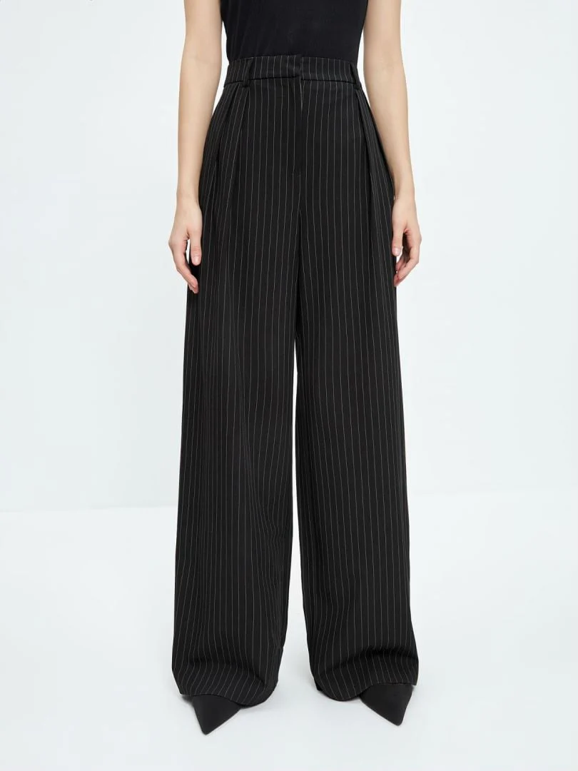 Women's Casual Striped High Waisted Loose Pants-Buy 2 Free Shipping - Image 5