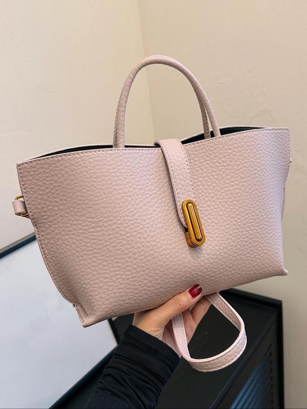 Women's Elegant Solid Color French Style Handbag - Image 2