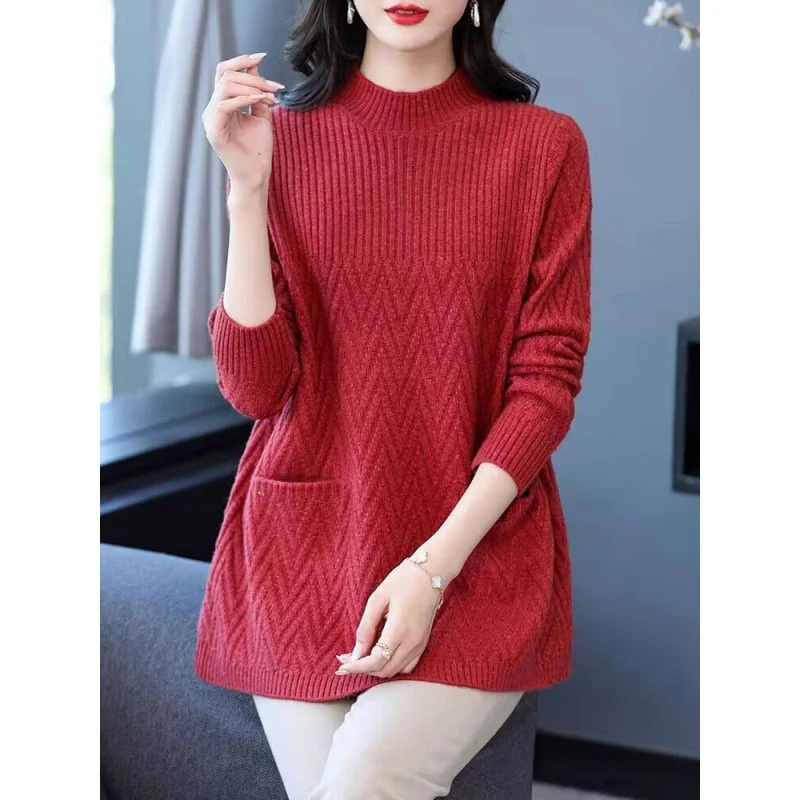 Women's Mid-Length Half Turtleneck Sweater🎊BUY 2 FREE SHIPPING - Image 2