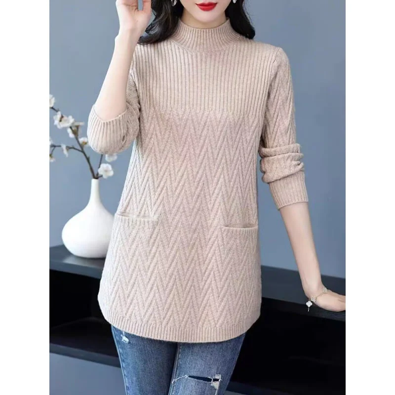 Women's Mid-Length Half Turtleneck Sweater🎊BUY 2 FREE SHIPPING - Image 5