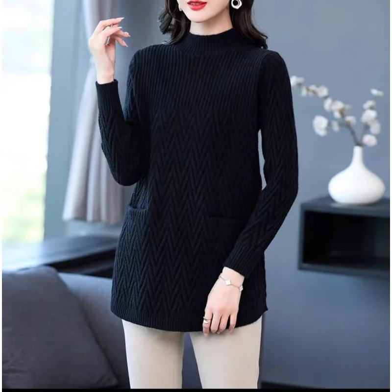 Women's Mid-Length Half Turtleneck Sweater🎊BUY 2 FREE SHIPPING - Image 7