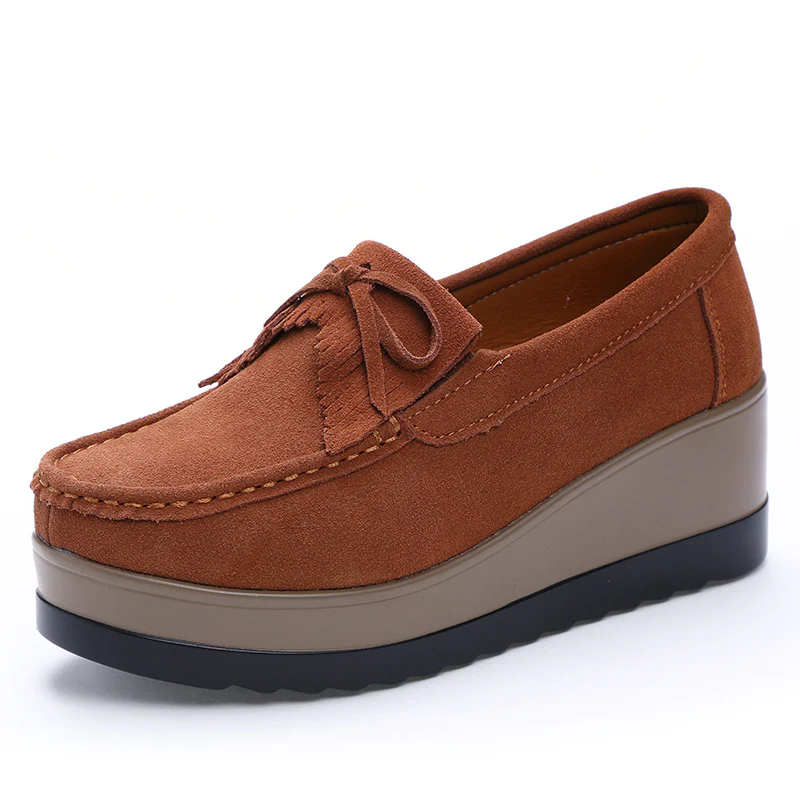 Women Tassel Moccasins Platform Shoes - Image 7