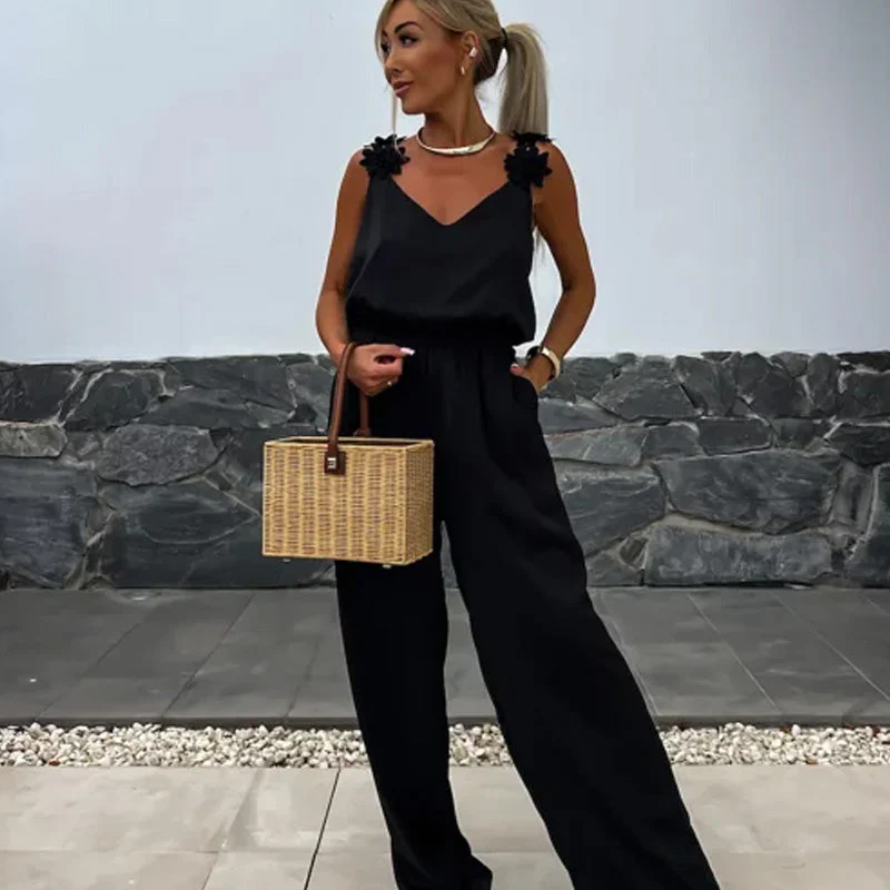 Women's Sleeveless Wide Leg Jumpsuit - š„Buy two and get free shipping! - Image 2