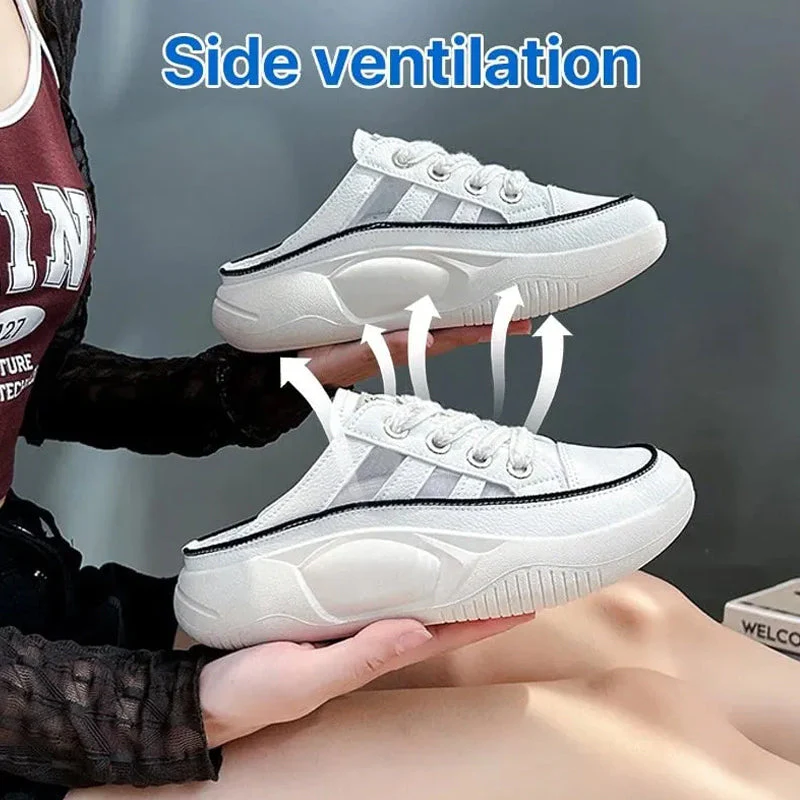 Women'S Closed Toe Half Slippers - Image 4