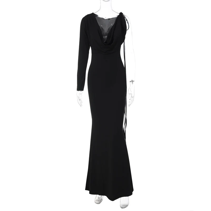 Women's Sexy Backless Maxi Dress Slim Dress - Image 12