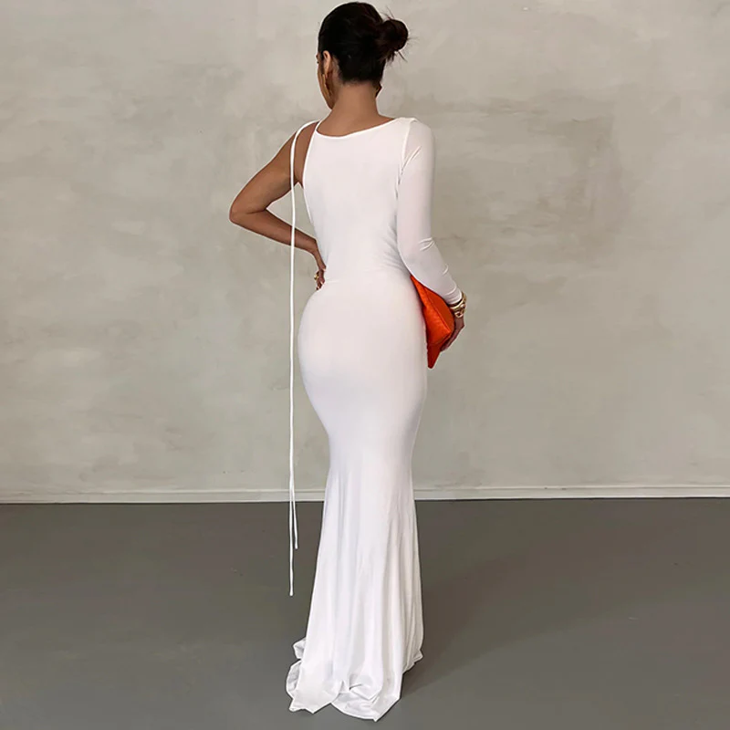 Women's Sexy Backless Maxi Dress Slim Dress - Image 7