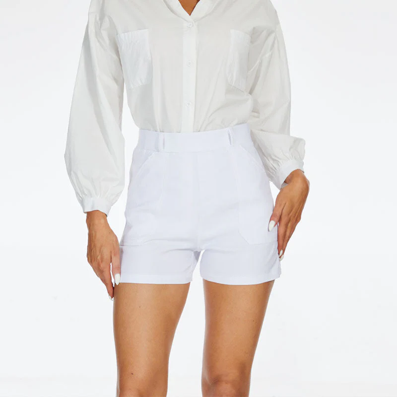 Women's Stretch Twill Shorts - Image 7