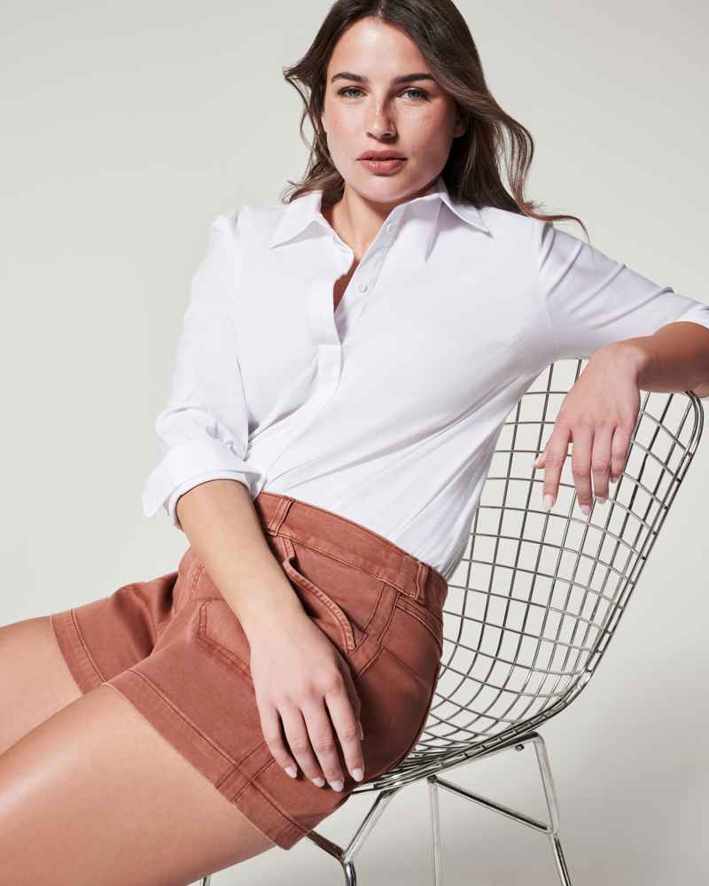 2024 New Women's Stretch Twill Shorts - Image 20