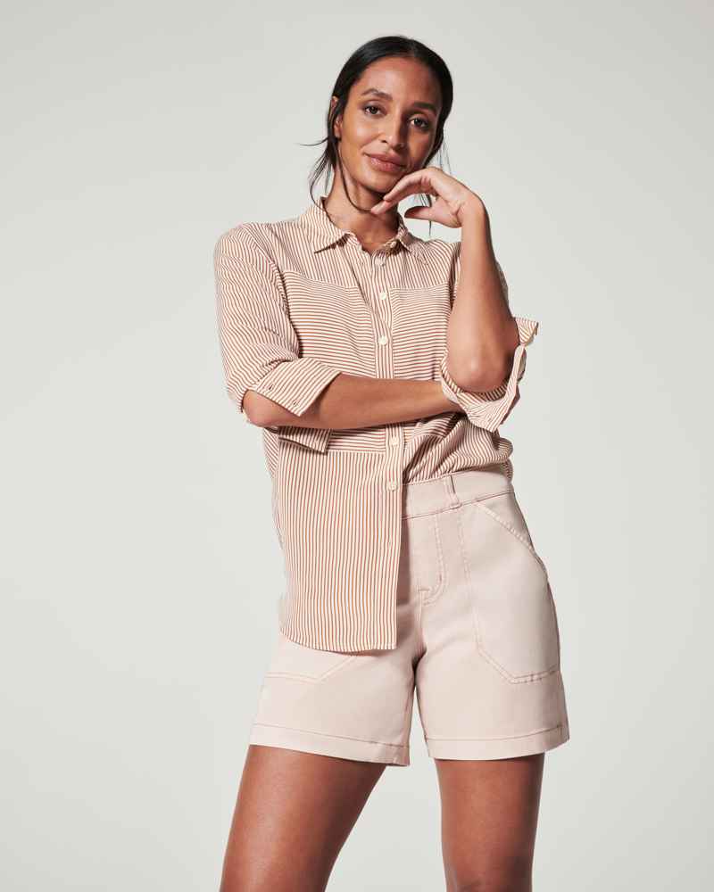 2024 New Women's Stretch Twill Shorts - Image 27