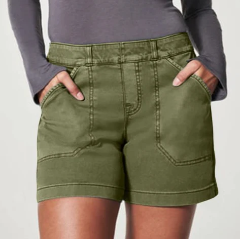2024 New Women's Stretch Twill Shorts - Image 28