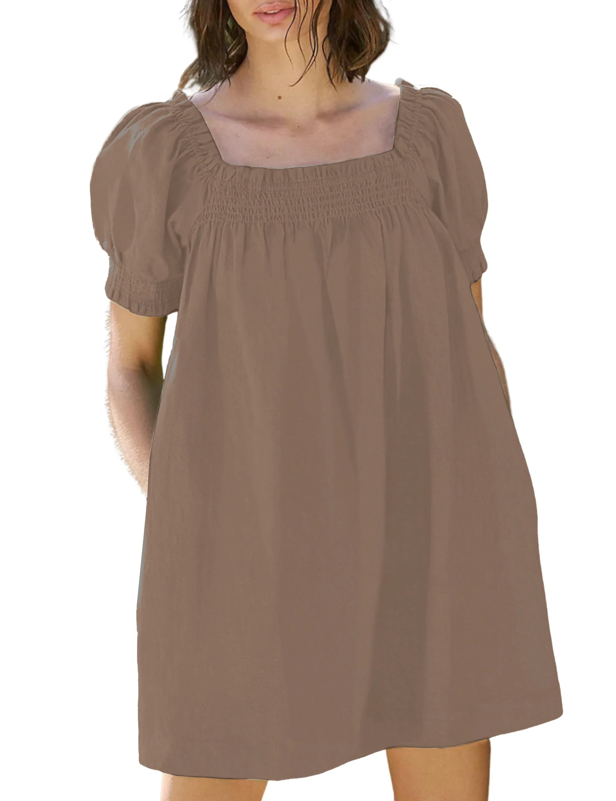 Women's Summer A-Line Mini Dress with Pockets (Buy 2 Free Shipping) - Image 11