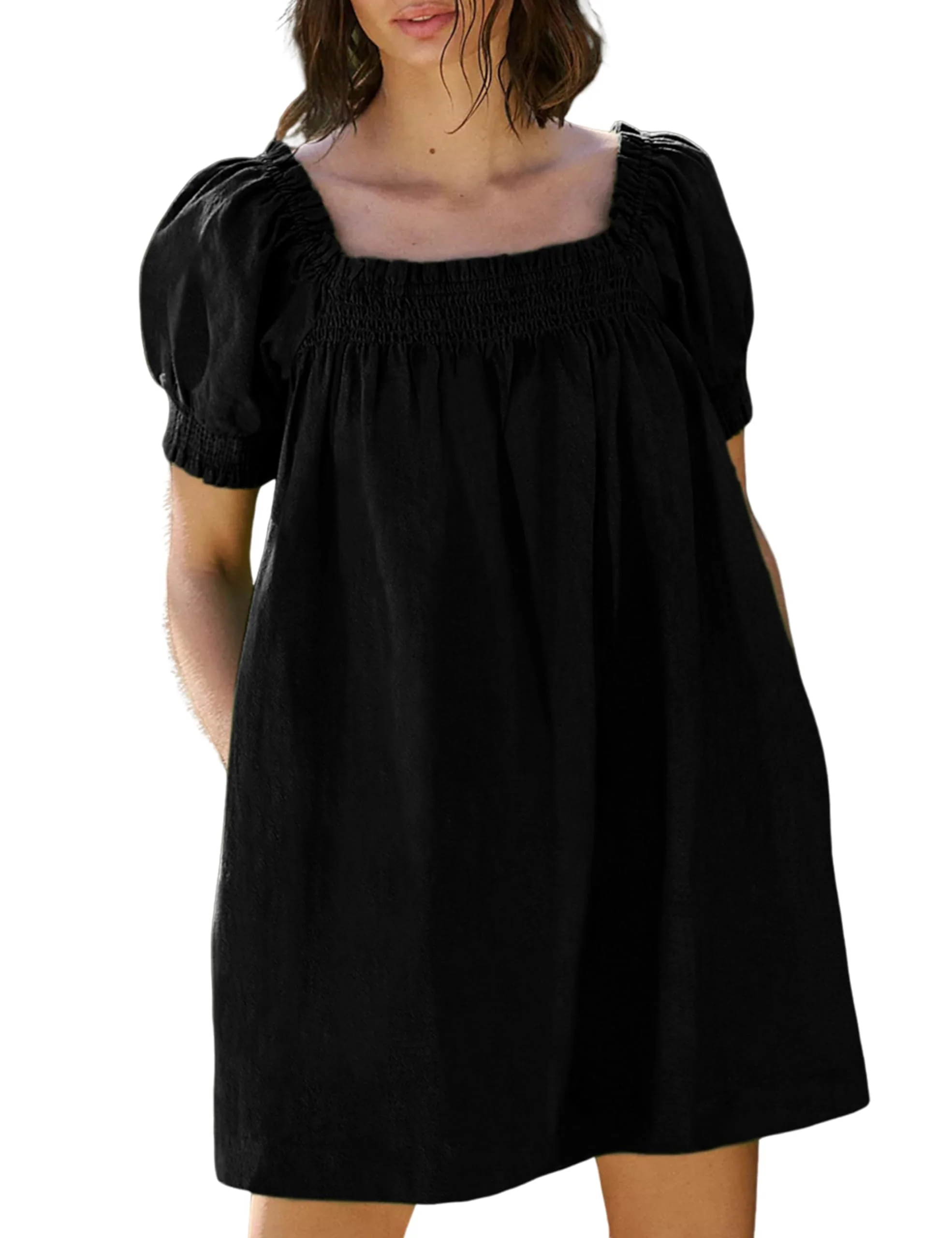 Women's Summer A-Line Mini Dress with Pockets (Buy 2 Free Shipping) - Image 16