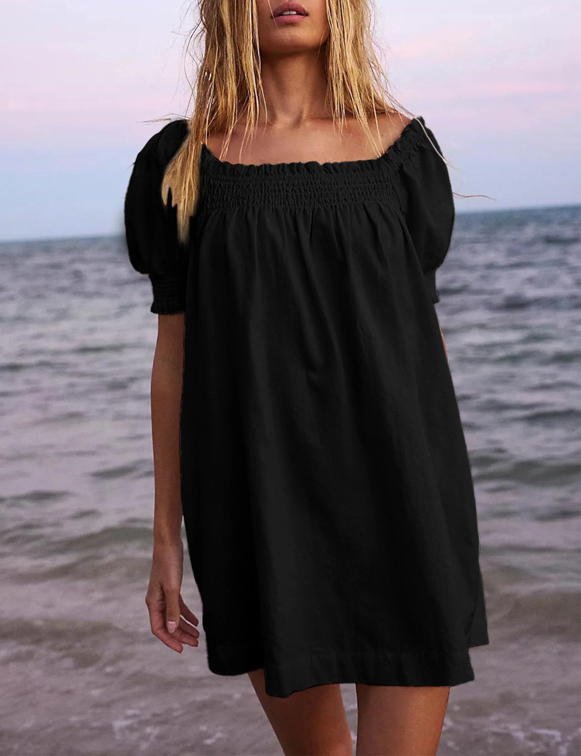 🎉This week's special offer💗Women's Summer A-Line Mini Dress with Pockets - Image 12