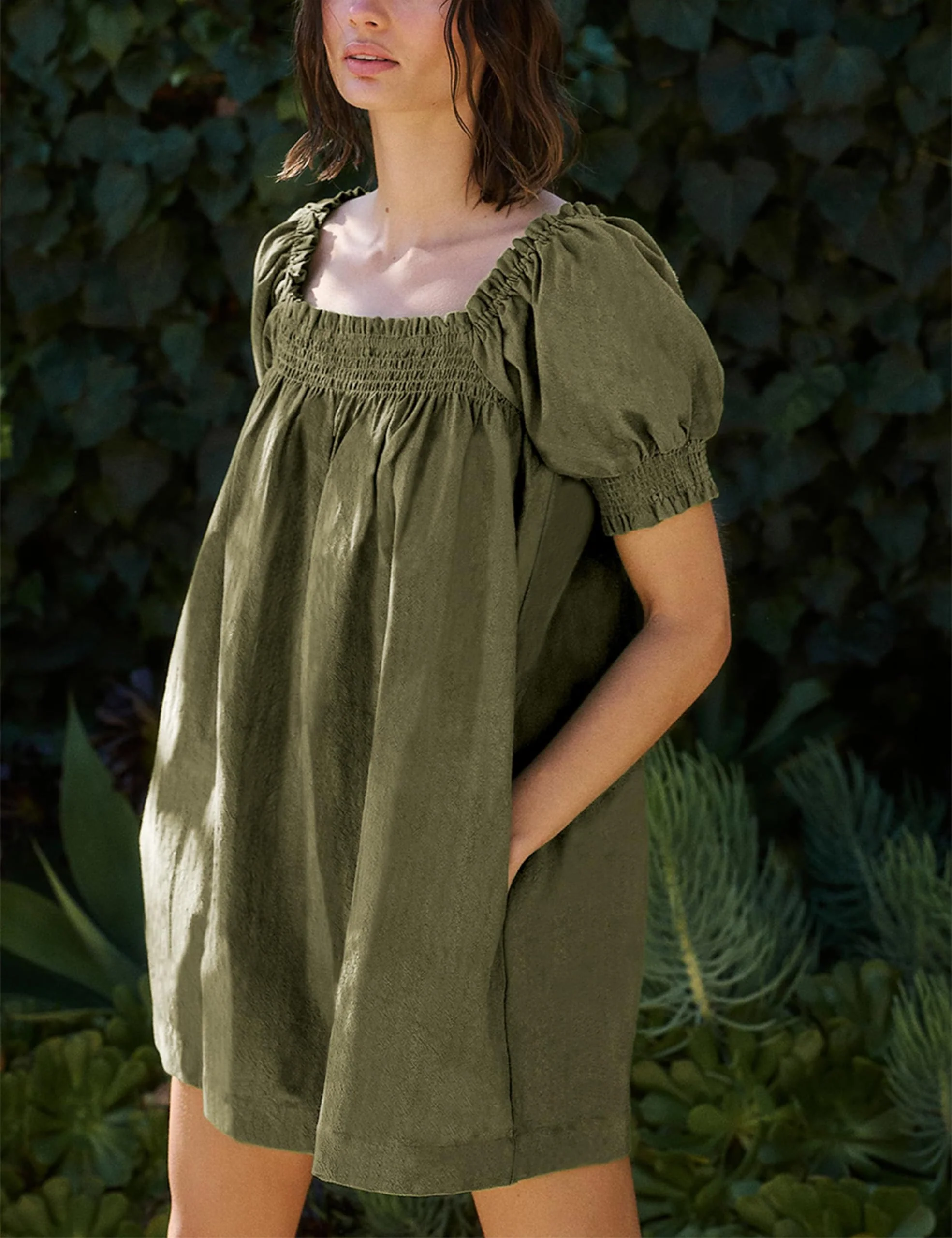🎉This week's special offer💗Women's Summer A-Line Mini Dress with Pockets - Image 14