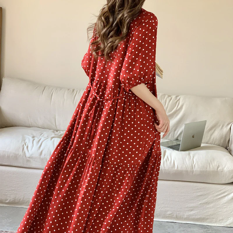 💃Only $35.99💃Women's V-neck Bohemian dress - Image 12