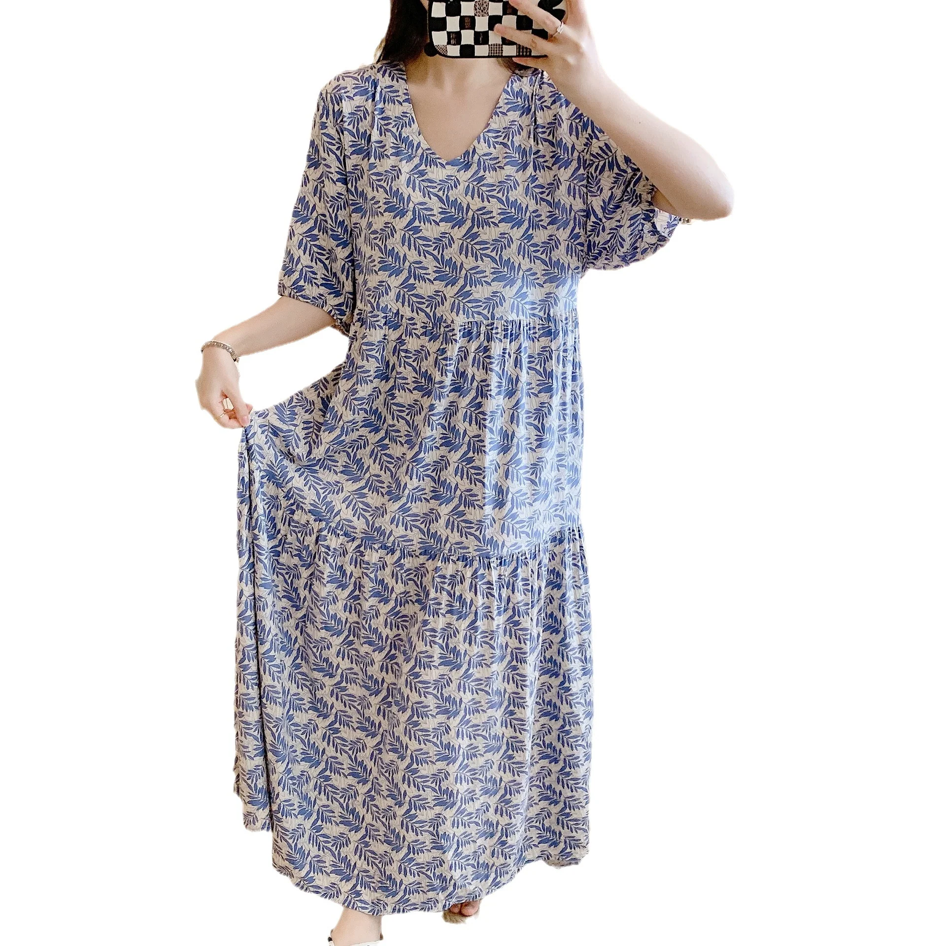 💃Only $35.99💃Women's V-neck Bohemian dress - Image 16