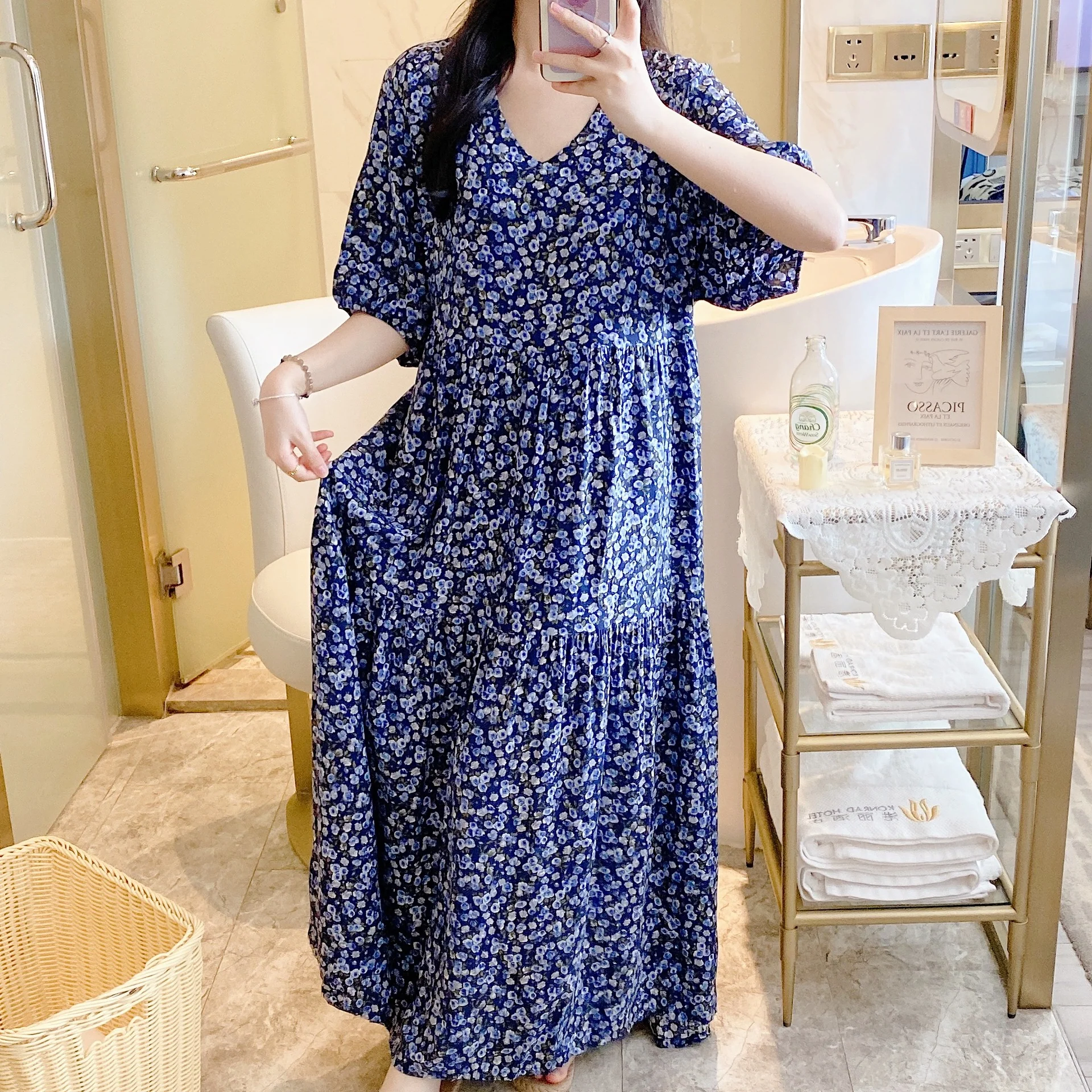 💃Only $35.99💃Women's V-neck Bohemian dress - Image 2