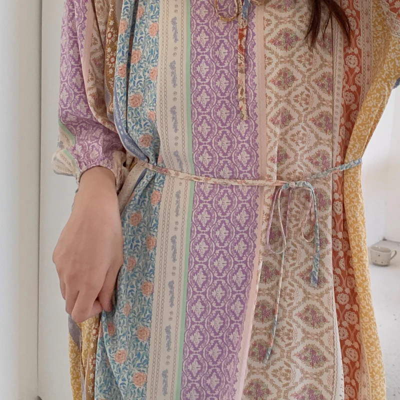 💃Only $35.99💃Women's V-neck Bohemian dress - Image 3