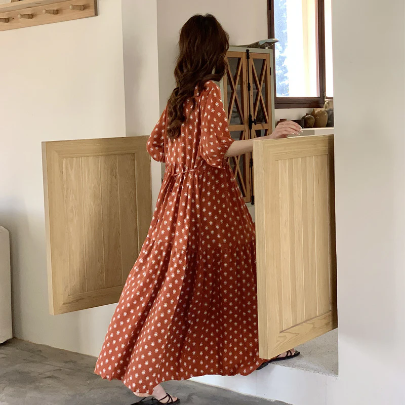 💃Only $35.99💃Women's V-neck Bohemian dress - Image 7