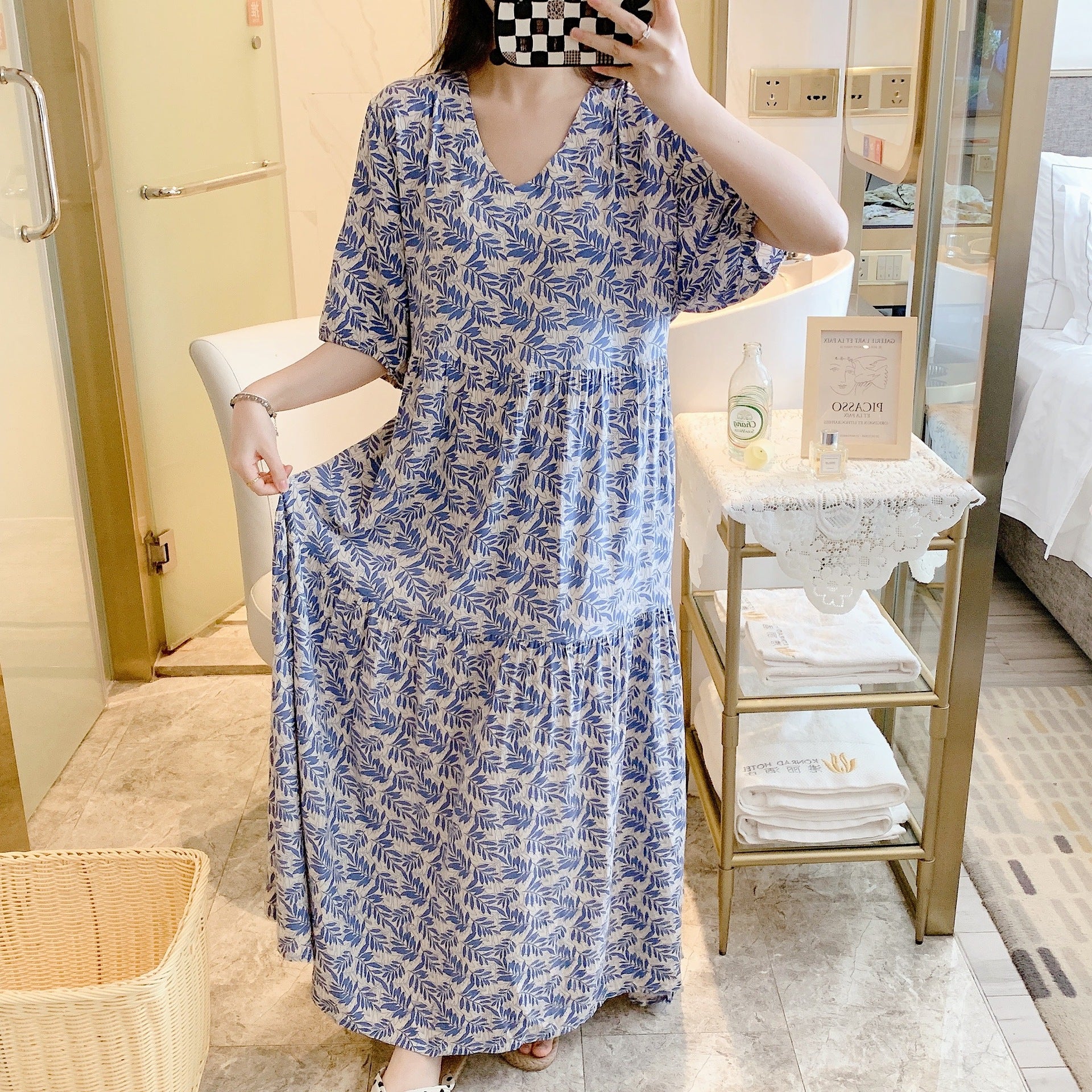 💃Only $35.99💃Women's V-neck Bohemian dress - Image 8