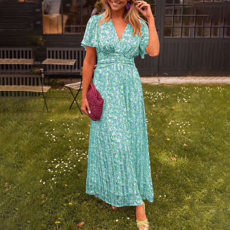 Cute vintage floral dress for women - Image 6