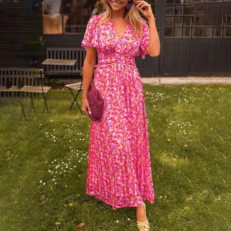 Cute vintage floral dress for women - Image 7