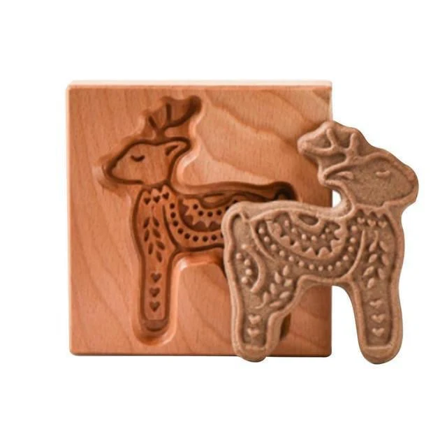 (🎁Last day limited sale - 49% off🎁)Wood patterned Cookie cutter - Embossing Mold For Cookies - Image 13