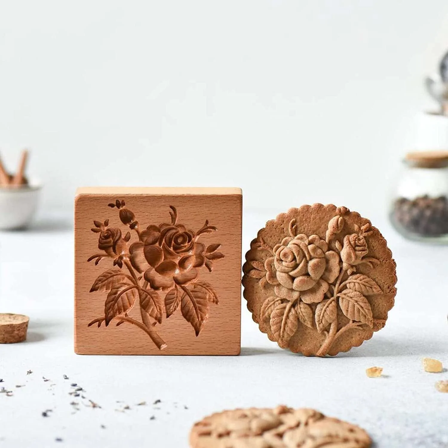 (🎁Last day limited sale - 49% off🎁)Wood patterned Cookie cutter - Embossing Mold For Cookies - Image 8