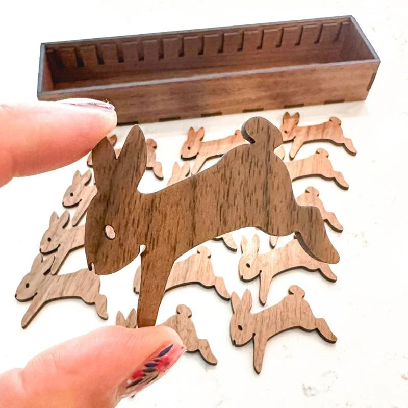 Wooden Animal Bobbin Set - Image 9