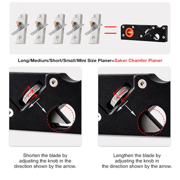 Chamfer Plane - Woodworking Edge Corner Flattening Tool - Image 9