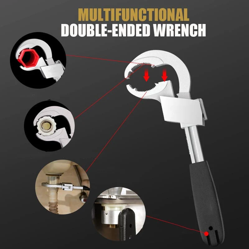 🔥Hot Sale   🔥Universal Adjustable Double-ended Wrench - Image 2