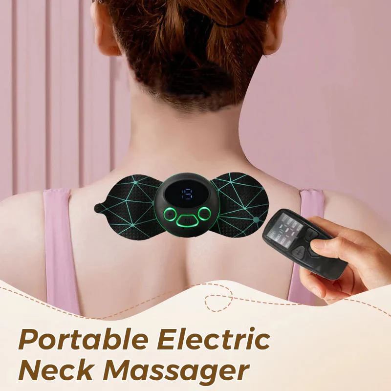 Portable Electric Neck Massager Sticker
