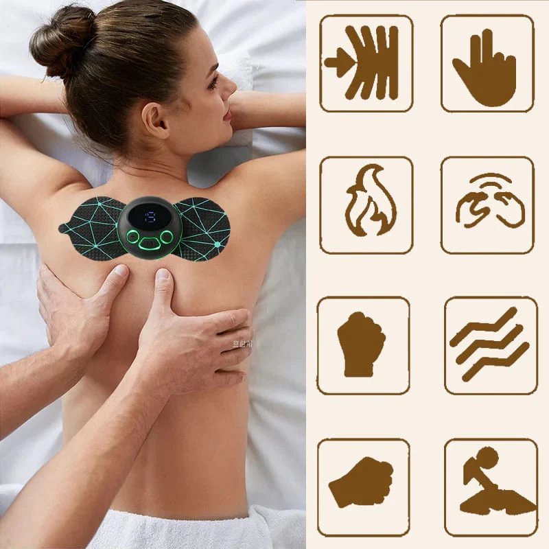 Portable Electric Neck Massager Sticker - Image 3
