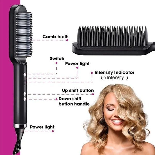 💖Black Friday Sale 49% Off💖Negative Ion Hair Straightener Styling Comb - Image 4